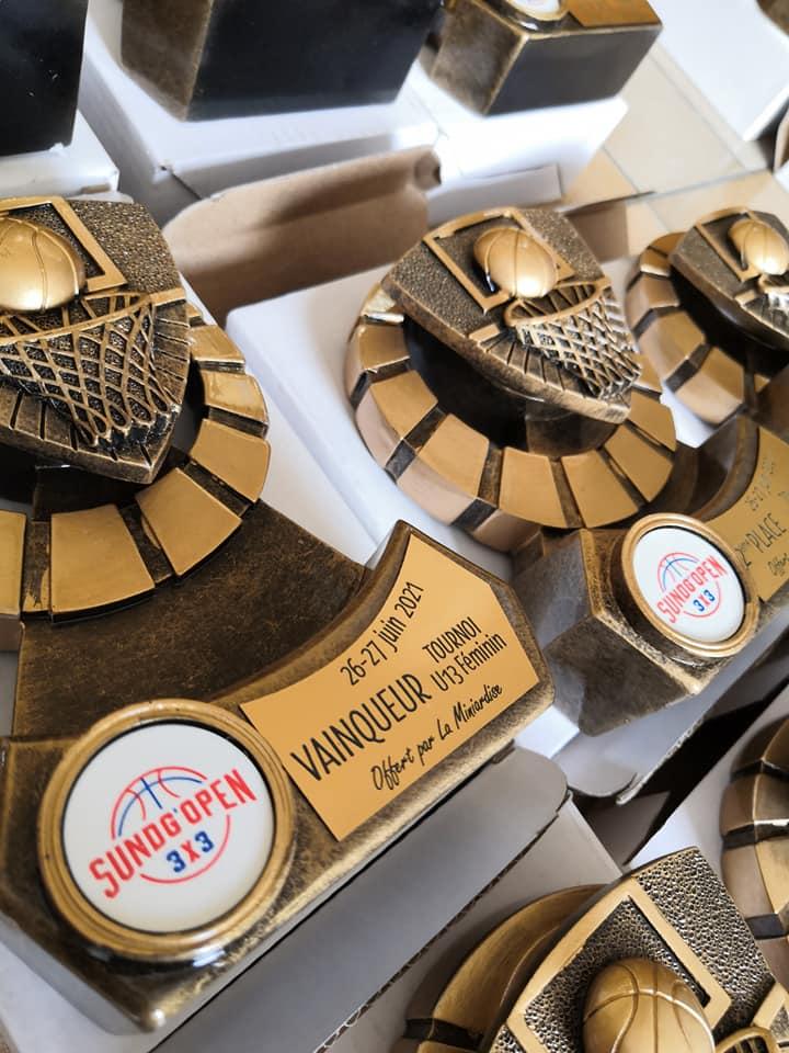 trophées basket